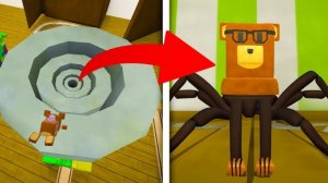 Гигантская труба с учёным-монстром - Прохождение игры Super Bear Adventure