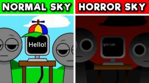 Спрунки_Sprunki They All Sky Normal VS Horror