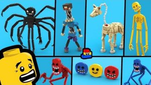LEGO Minecraft: Как создавать персонажей ужасов (Верити, Длинную лошадь, Одержимых и других)