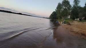 Дубна. Река Волга. Пляж.