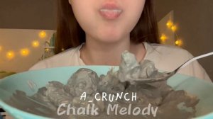 Chalk Melody/мел Халва в пасте из Голубой узбечки 🫐🥛 /ASMR 🔥