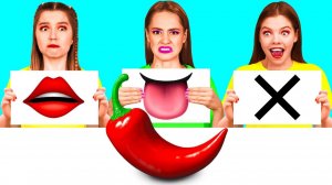 Откуси Лизни или Ничего Челлендж # Забавные Кухонные Лайфхаки от DaZaZa Challenge