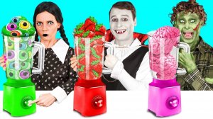 Кулинарный Челлендж# Уэнсдей vs Вампир vs Зомби от DoDo Challenge