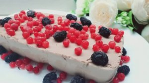Один из любимых десертов моего мужа! Панна-котта с какао из ряженки!🍮🍮🍮