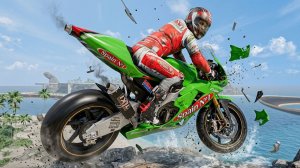 Эпичные высокоскоростные прыжки на автомобиле – BeamNG/Drive