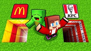 Главное - выбрать ПРАВИЛЬНУЮ ЛУНКУ! McDonald's против Walmart : ЧАСТЬ 3 Майнкрафт Minecraft!