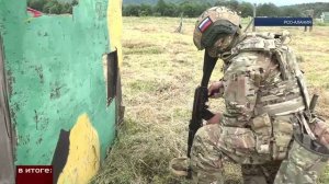 Бойцы 58-й армии отрабатывают тактику штурма и эвакуации на полигоне