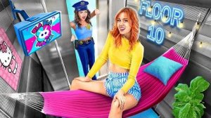 Мы построили секретную комнату в лифте!