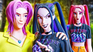 У МИРЫ ЕСТЬ СЕСТРА-БЛИЗНЕЦ?! K-Pop Охотницы на Демонов: Huntrix анимация