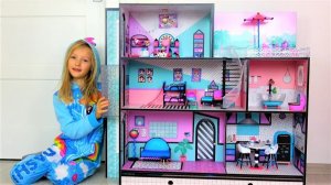 LOL Surprise House подарок Полине Гигантский дом для кукол ЛОЛ