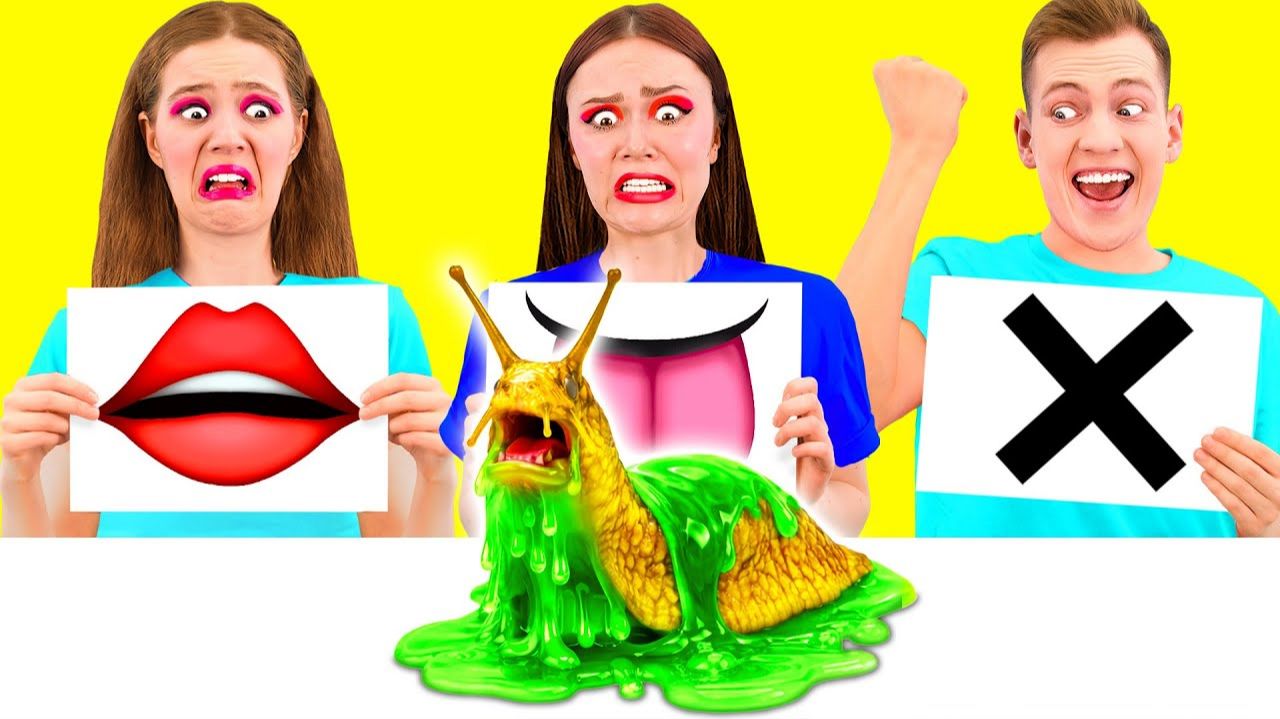 Откуси Лизни или Ничего Челлендж # Удивительные Кухонные Рецепты