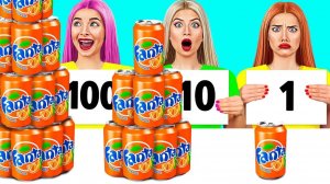 100 Слоев Еды Челлендж # Потрясающие Кухонные Хитрости от Jelly DO Challenge