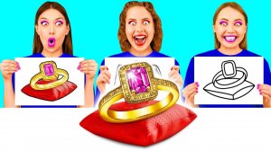 Кто Лучше Нарисует Предмет, Получит Его # Крутые Творческие Лайфхаки от MeMeMe Challenge