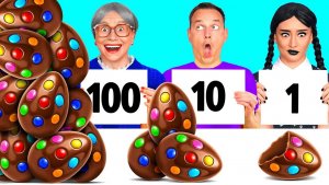 100 Слоев Еды Челлендж _ Кулинарная Битва с Едой