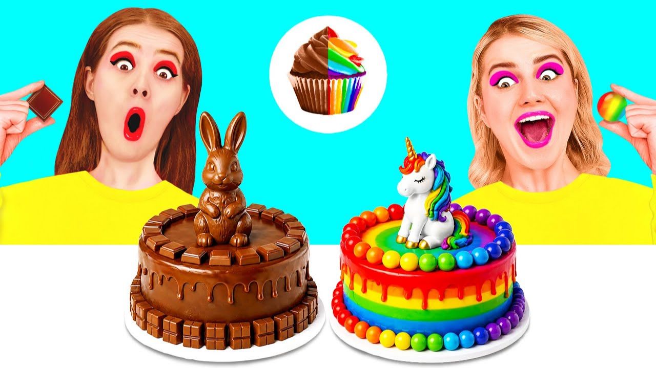 Укрась Торт Челлендж # Секретные Лайфхаки и Гаджеты от Fun Fun Challenge