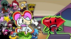 FNF Battle for Corrupted Island But Different Characters Sing It🎵(Everyone Sings) (Learn With Pibby