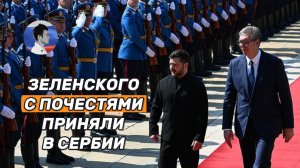 Зеленского с почестями приняли в Сербии. Вучич под огнем критики