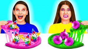 Укрась Пиццу Челлендж # Удивительные Лайфхаки с Едой от