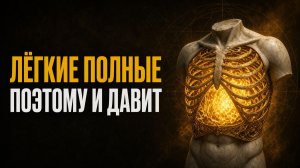 Тяжесть в груди: тебе кажется, что не хватает вдоха