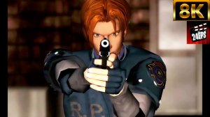 Resident Evil 2 (1998) - Леон Вступительный Ролик (Remastered CGI 8K)