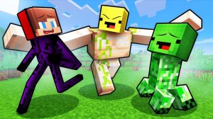 стали мобами в игре в прятки - ЧАСТЬ 4 Майнкрафт Minecraft!