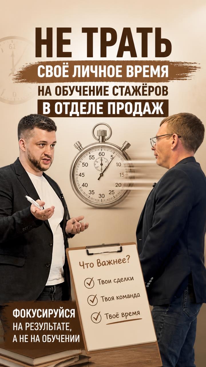 Не трать время на обучение людей