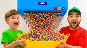 Весёлое приключение для детей с волшебным кондиционером!