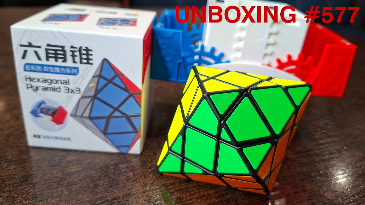 Unboxing №577 Новая Хексагональная Пирамидка 3х3 | DianSheng Hexagonal Pyramid 3x3