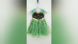 Платье принцессы Анны из м/ф «Холодное сердце» для девочек р: 100-150 Бренд: YOFEEL на АлиЭкспресс