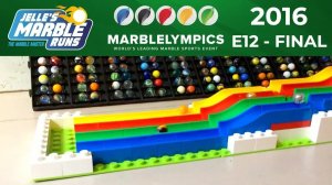 Мраморная гонка: ФИНАЛЬНОЕ событие 12 Мраморной лиги 2016 — Бег с барьерами