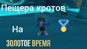 Как пройти пещеру кротов на золотое время