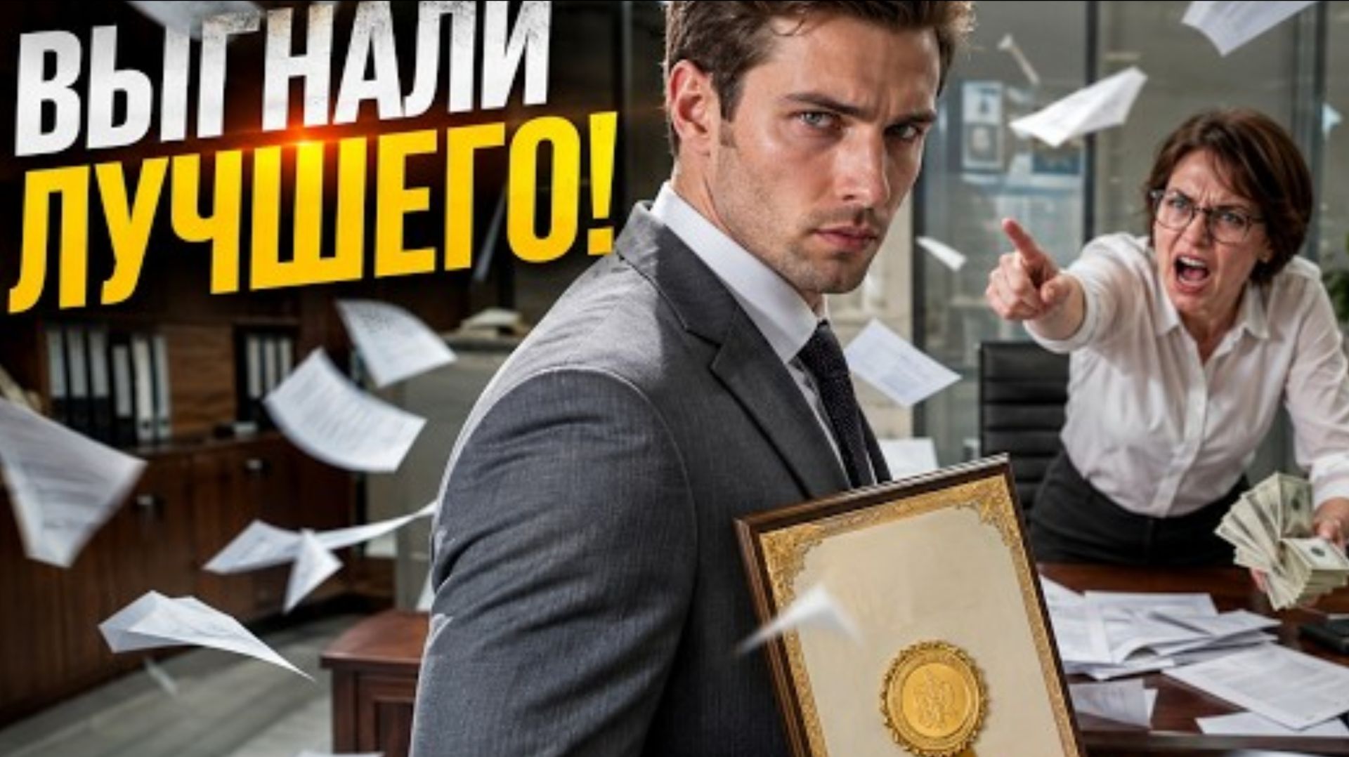Начальство выгнало лучшего продавца ради родственника... но потеряло всех клиенто(1080P_