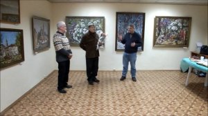 Открытие персональной выставки Николая Гурина, Москва, Крутицкий вал, 1 ноября 2016г.
