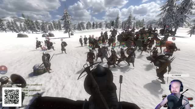 Mount & Blade: Warband за Vaegirs (типа Русские). Фоном слушаем Крапивника у Слебоды.