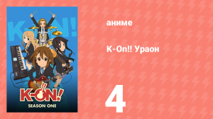 K-On!! Ураон 4 серия (аниме-сериал, 2010)