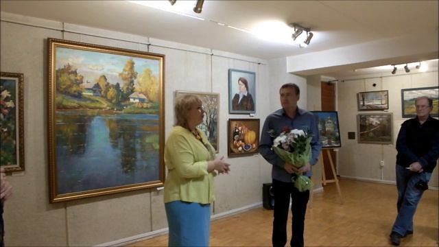 Открытие выставки Владимира Пугачева, музей истории города Обнинска, Калужская область, 10.10.2016г
