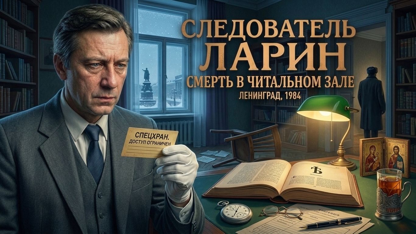 СМЕРТЬ В ЧИТАЛЬНОМ ЗАЛЕ _ Детектив. Ленинград, 1984 год.