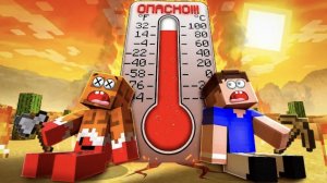 100 ДНЕЙ В ГОРЯЧЕЙ ПУСТЫНЕ!😱 МЫ ЕДВА ВЫЖИЛИ! МАЙНКРАФТ