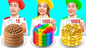 1$ vs 100$ vs 1000$ Кулинарный Челлендж