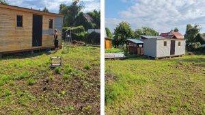30.07. и 31.07.26 Приехали на 101, красим сарай