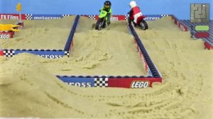 Гонки Lego по мотокроссу - Отделка