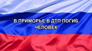 |Н. РФ| В Приморье в ДТП погиб человек