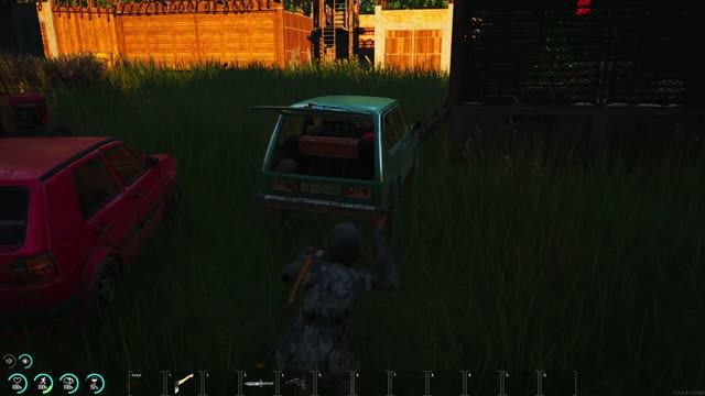 SCUM. собрал первый урожай с огорода ) .