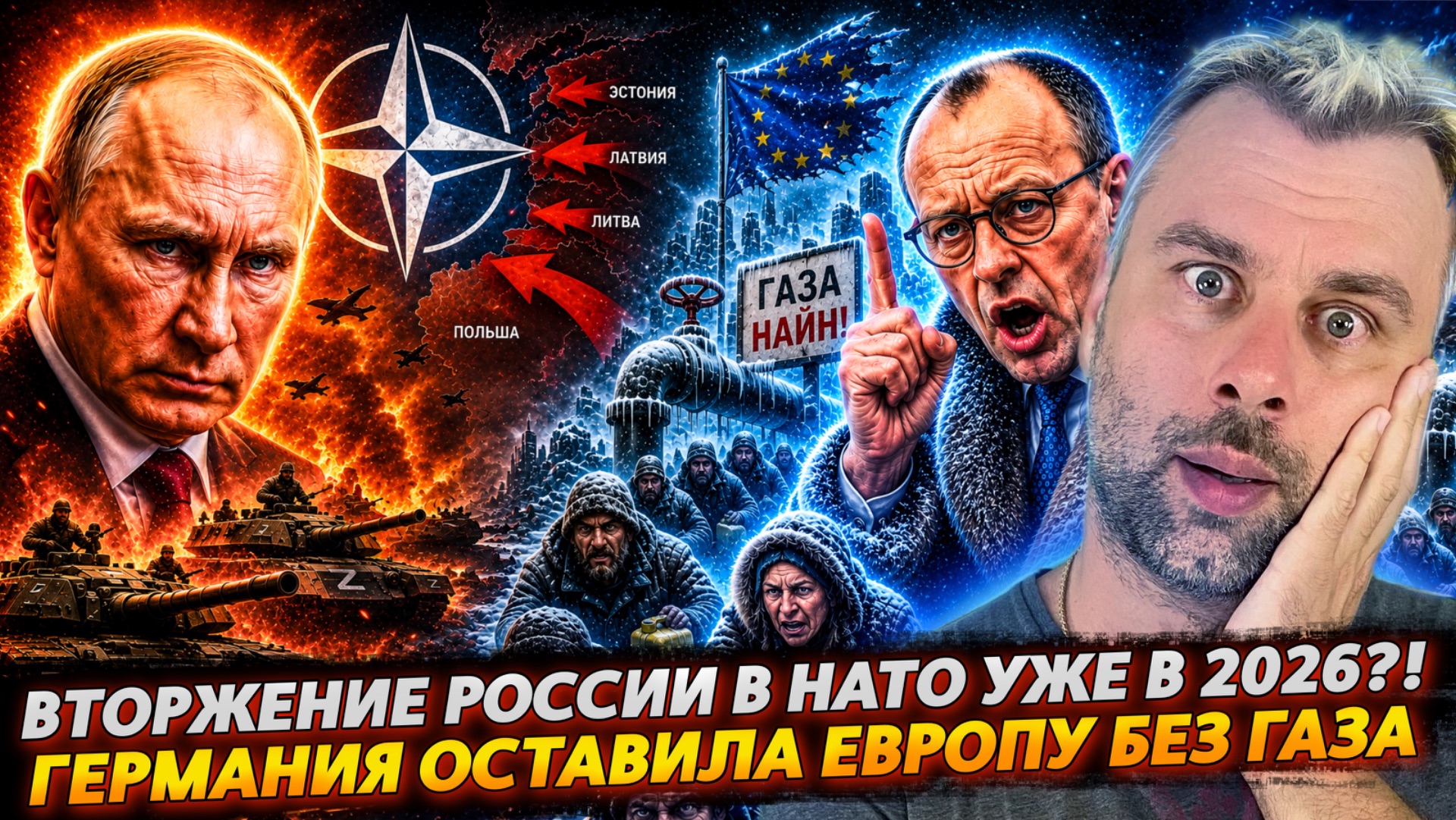ВТОРЖЕНИЕ РОССИИ В НАТО УЖЕ В 2026?! | ГЕРМАНИЯ ОСТАВИЛА ЕВРОПУ БЕЗ ГАЗА
