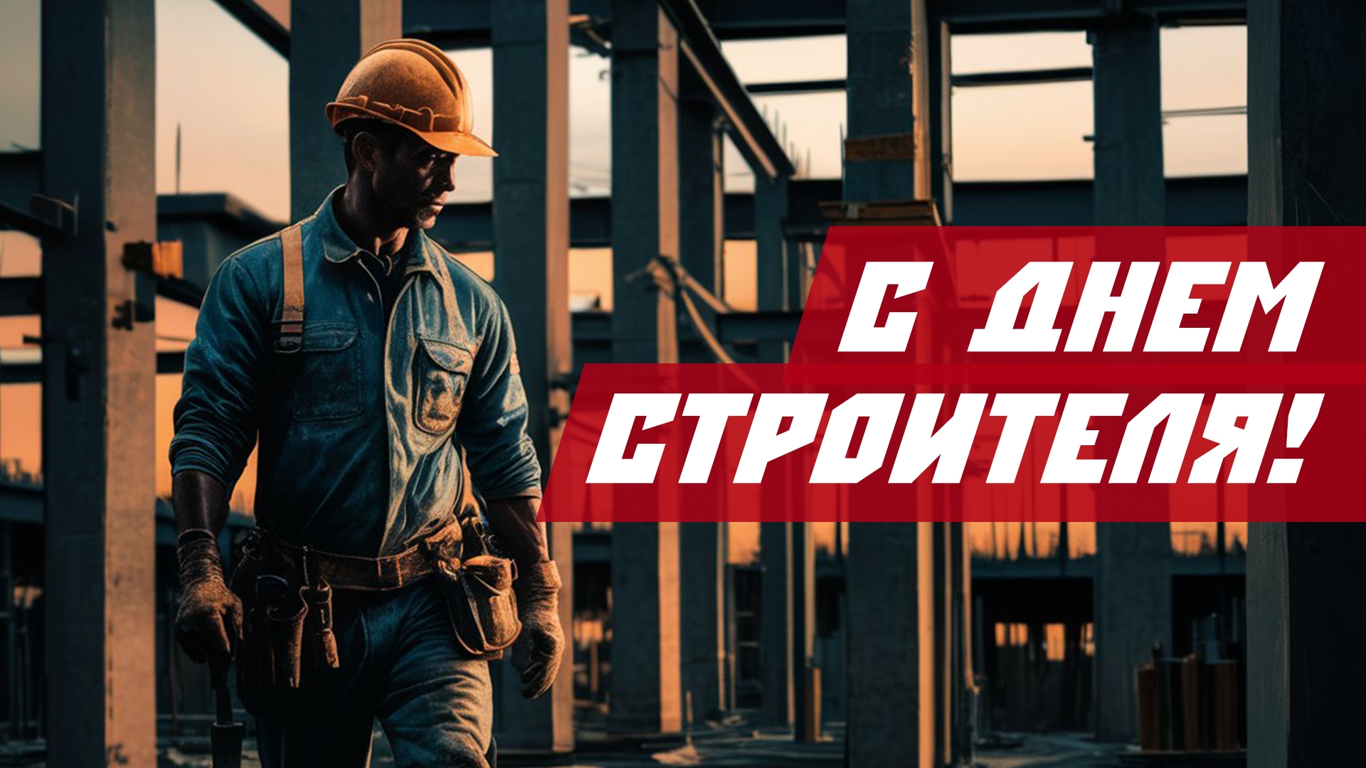 Стройка мечты: праздник труда! С днём строителя Музыкальное видео поздравление