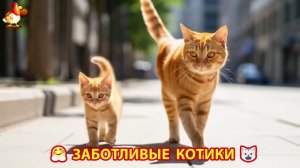Заботливые котики – добрый сериал для души и радости 😻😹😽 (17)