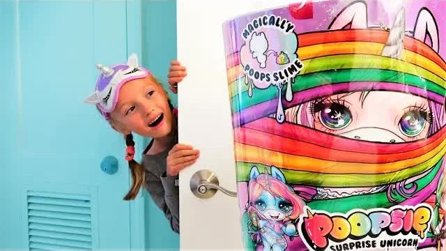 Неожиданный Сюрприз Игрушка Единорожка Giant Poopsie Slime Surprise