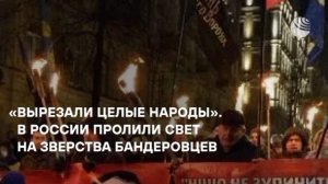 «Вся деятельность была направлена на террор населения оккупированных территорий».

Бандеру, Шухевича