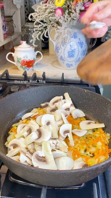Идея для вкусного ужина 🤤🌿🧡 #ужин #чтонаужин