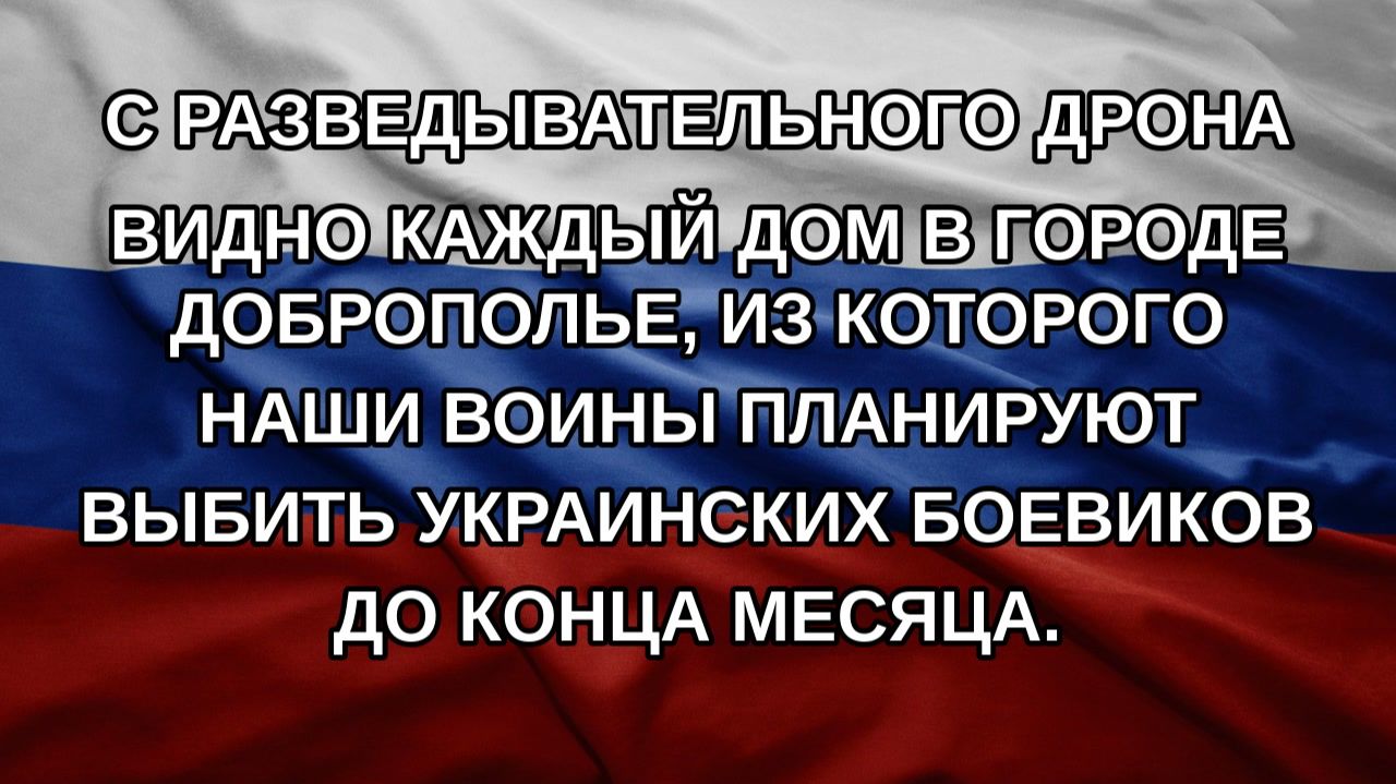 С разведывательного дрона видно каждый дом в городе Доброполье, из которого наши воины планируют в